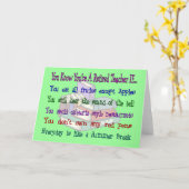 Je bent een in ruste leermeester als.. kaart (Gele Bloem)