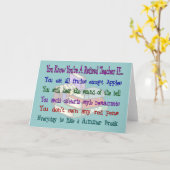 Je bent een in ruste leermeester als.. kaart (Gele Bloem)