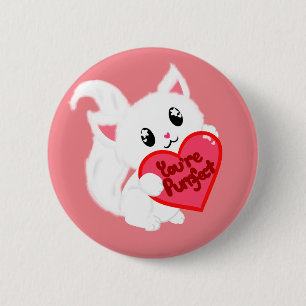 Je bent een kat ronde button 5,7 cm