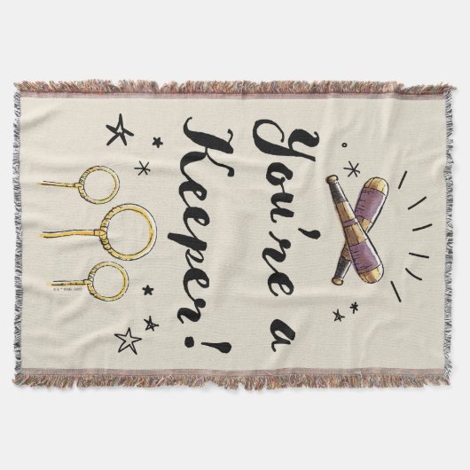 Je bent een keeper deken (Voorkant)