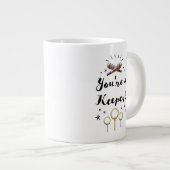 Je bent een keeper extra grote beker (Voorkant rechts)