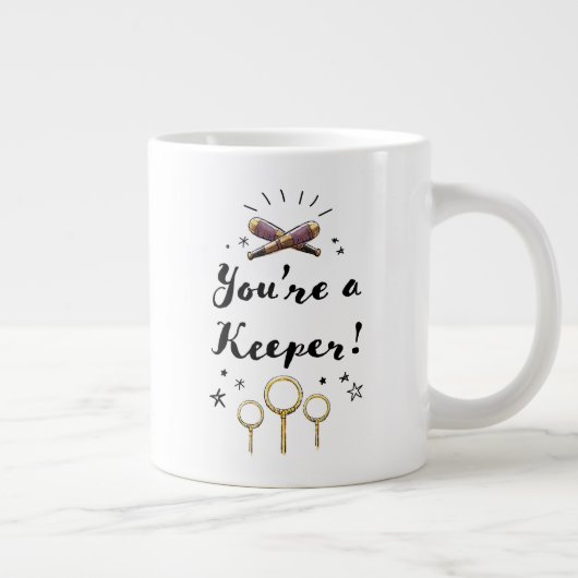 Je bent een keeper extra grote beker (Rechts)