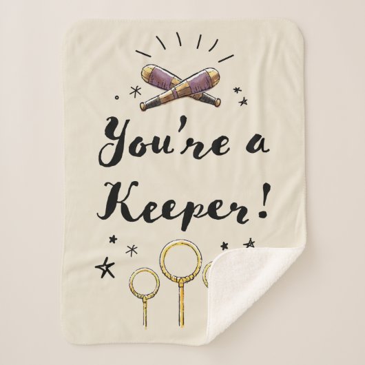 Je bent een keeper sherpa deken (Voorkant)