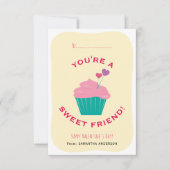 Je bent een leuke Valentijn voor Cupcake Cassroom Kaart (Voorkant)