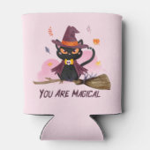 Je bent een magische heksenkat blikjeskoeler (Achterkant)