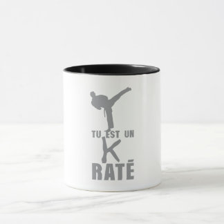 Je bent een milt karate humor citaat mok