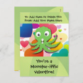 Je bent een Monster-iffic Valentijn Feestdagenkaart (Voorkant / Achterkant)