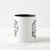 Je bent een mooie, handgeschreven mok (Midden)