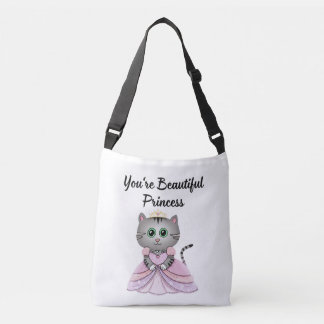 Je bent een mooie prinses crossbody tas