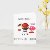 Je bent een on-grill-levoble puns Kaart (Gele Bloem)