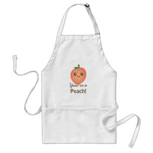 Je bent een Peach Sweet Kawaii Cute Funny Foodie Standaard Schort