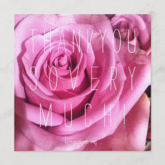 Je bent een Peach. Thank You kaart