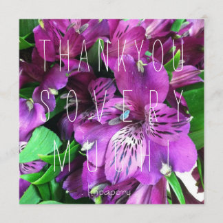 Je bent een Peach. Thank You kaart