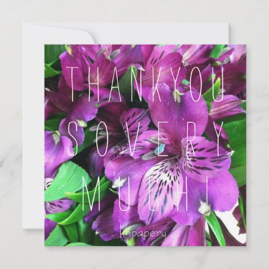 Je bent een Peach. Thank You kaart (Voorkant)