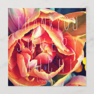 Je bent een Peach. Thank You kaart