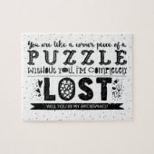 Je bent een puzzelstuk - Grappig bruidsmeisje voor Legpuzzel (Horizontaal)