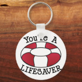 Je bent een redder. sleutelhanger (Voorkant)