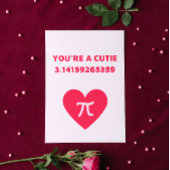 Je bent een schattige pi feestdagenkaart