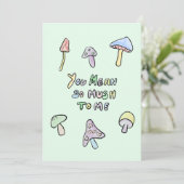 Je bent een schimmel feestdagenkaart (Staand voorkant)