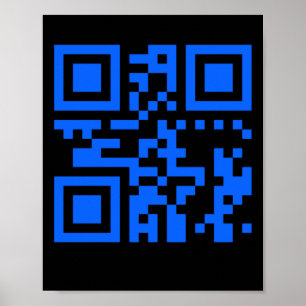 Je bent een speciale positieve QR-code Sticker Poster