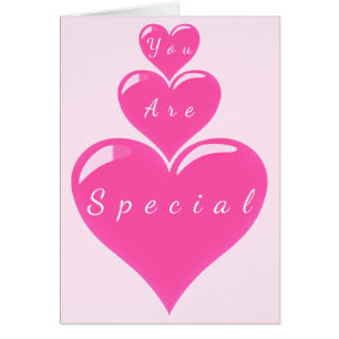 Je bent een speciale roze Kaart - Liefde