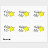 Je bent een Star sticker (Vel)