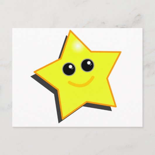 Je bent een ster! briefkaart (Voorkant)