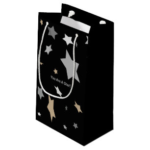 Je bent een ster. Elegant Modern Black Klein Cadeauzakje