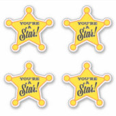 Je bent een ster sticker (Voorkant)