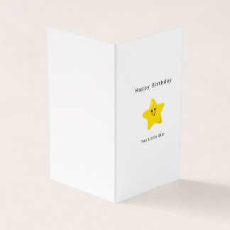 Je bent een ster verjaardagskaart kaart