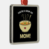 Je bent een supermoeder metalen ornament (Rechts)