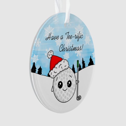 Je bent een T-shirt-rijke gouden kerst Ornament (voorkant)