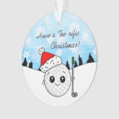 Je bent een T-shirt-rijke gouden kerst Ornament (voorkant)