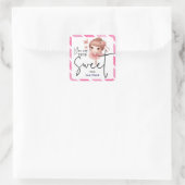 Je bent een Tutu Sweet balletdanser Vierkante Sticker (Tas)