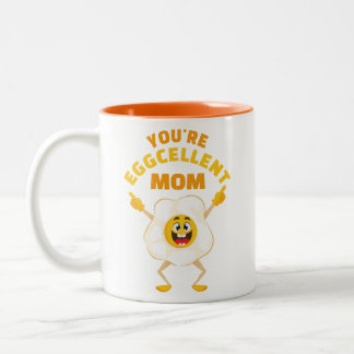 Je bent een uitstekende moeder Leuke Schattigee Ca Tweekleurige Koffiemok