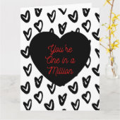 JE BENT ÉÉN VAN DE MILJOEN KAART (Gele Bloem)