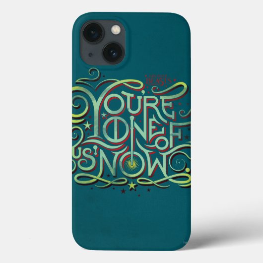 Je bent een van ons nu groene grafische Case-Mate iPhone case (Achterkant)