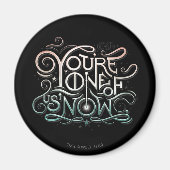 Je bent een van ons nu kleurrijk grafisch magneet (Voorkant)