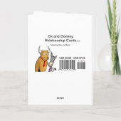 Je bent een verleidster kaart (Achterkant)