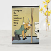 Je bent een verleidster kaart (Gele Bloem)