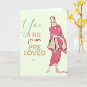 Je bent een voorliefde voor  Mode Kaart (Gele Bloem)