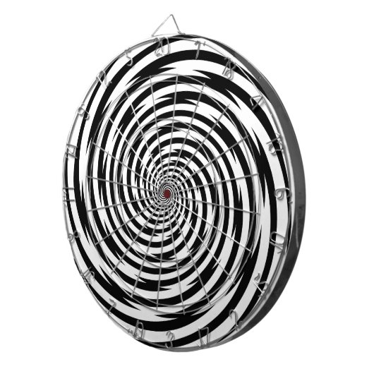 Je bent een waanzinnige hypnose spiraal dartbord (Voorkant Rechts)