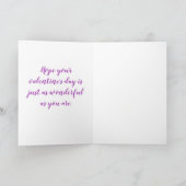 Je bent een Werk van het Hart Valentijnskaart Kaart (Binnen)