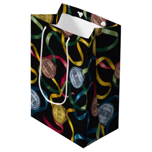 Je bent een Winnaar! Medium Cadeauzakje (Voorkant Gekanteld)