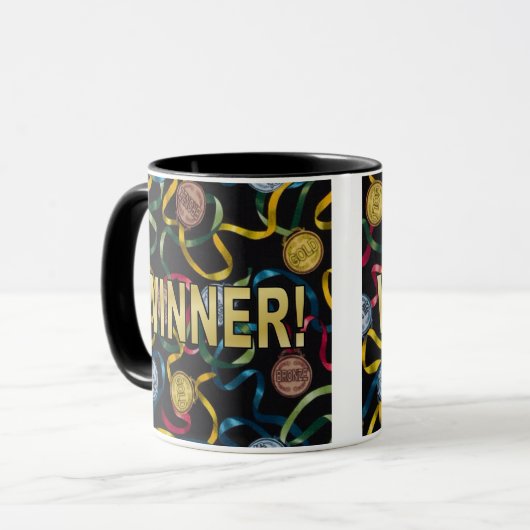 Je bent een Winnaar! Mok (Voorkant links)