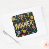 Je bent een winnaar! Sticker (Envelop)