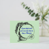 Je bent een Zeemeermin Briefkaart (Staand voorkant)