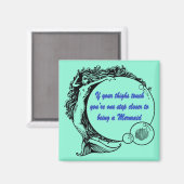 Je bent een Zeemeermin Magneet (Voorkant / Achterkant)