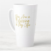 Je bent een zegen in mijn leven lange Mok (Linkerhoek)