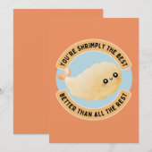 JE BENT EENVOUDIG DE BESTE BETER DAN AL DE REST FEESTDAGENKAART (Voorkant / Achterkant)